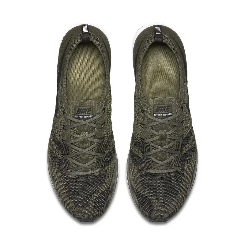 Nike Flyknit Trainer Medium Olive Medium Olive/Black-White (AH8396-200)
