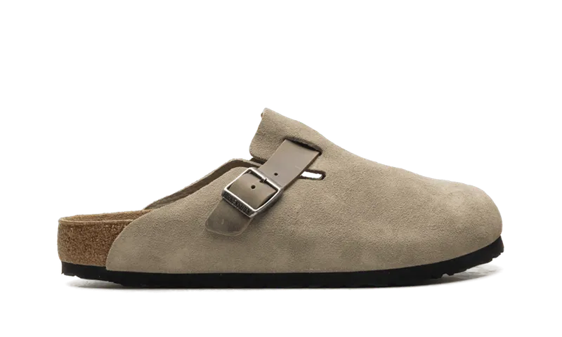 Birkenstock Boston “Mixed Leather Faded Khaki” (1031516)