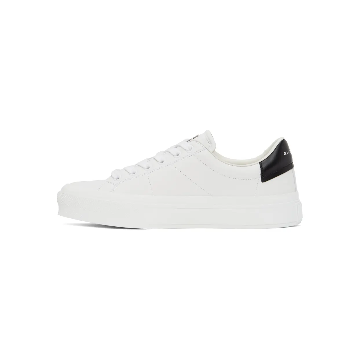 Givenchy White & Navy City Sneakers (BH005VH118) (3)