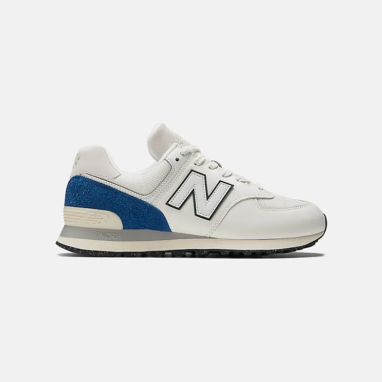 New Balance 574 White Royal Blue (U574UI2)
