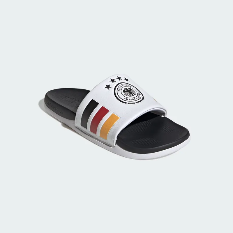 Adidas adilette Comfort 2.0 Duitsland Slides Cloud White / Core Black / Collegiate Gold (HQ2527)