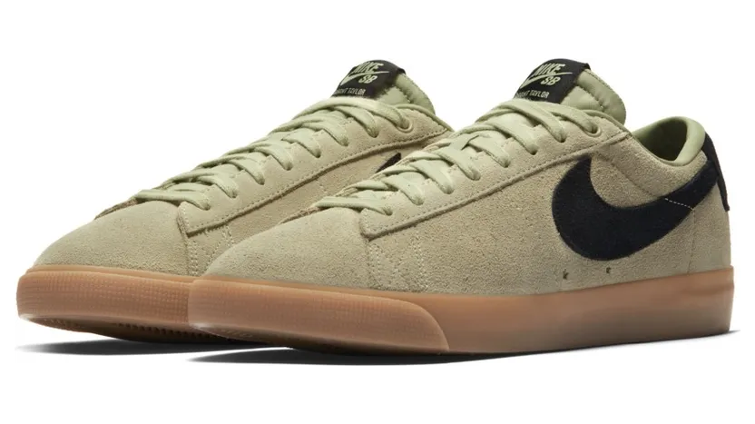 Nike Blazer Low ‘Olive Aura’ Olive Aura/Gum Light Brown/Black (704939-303)