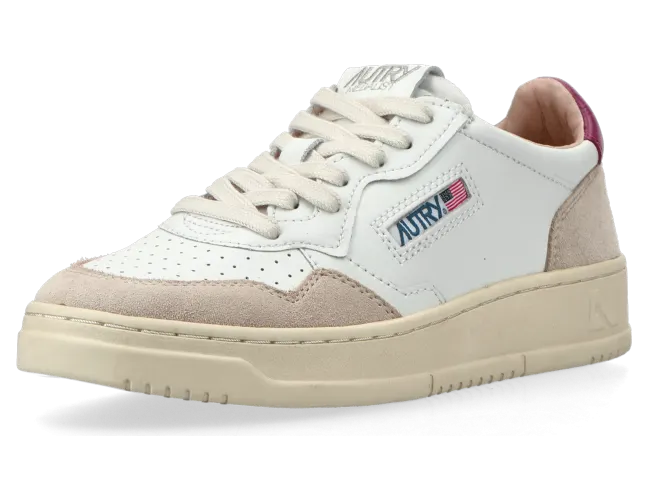 Autry Medalist Low W (leat / suede white / rspb rad) – AULWLS73 (2)