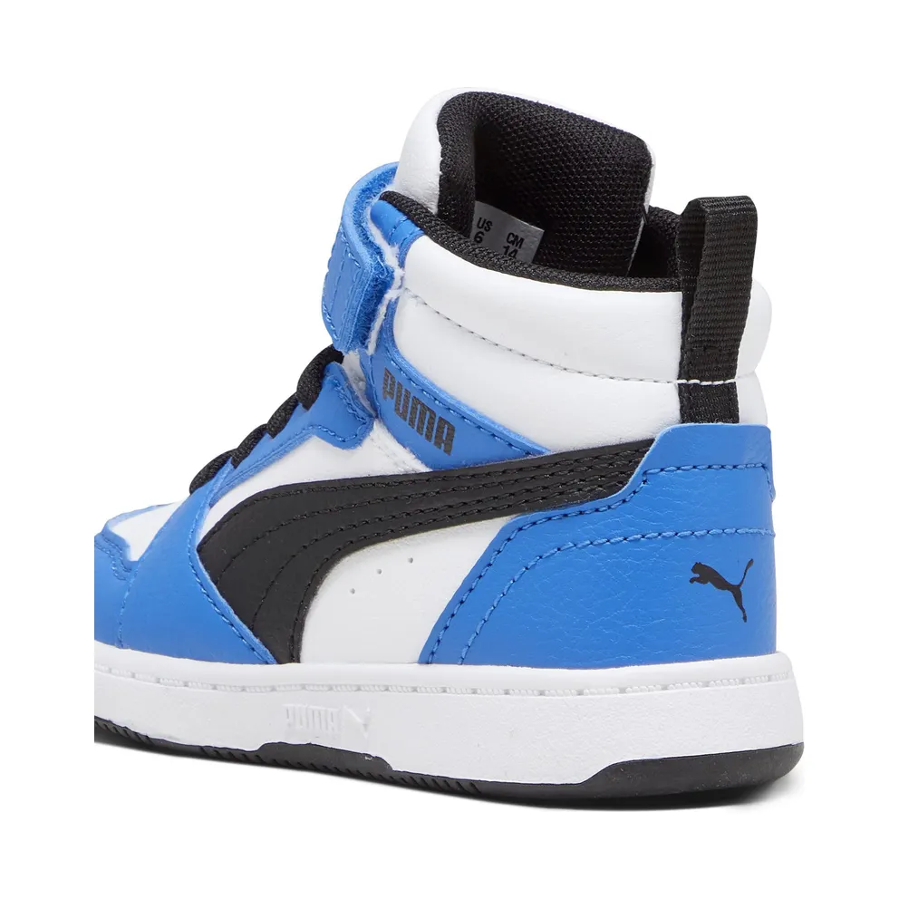 Puma Rebound V6 Mid “Puma White / Puma Black / Racing Blue” (396542_06)