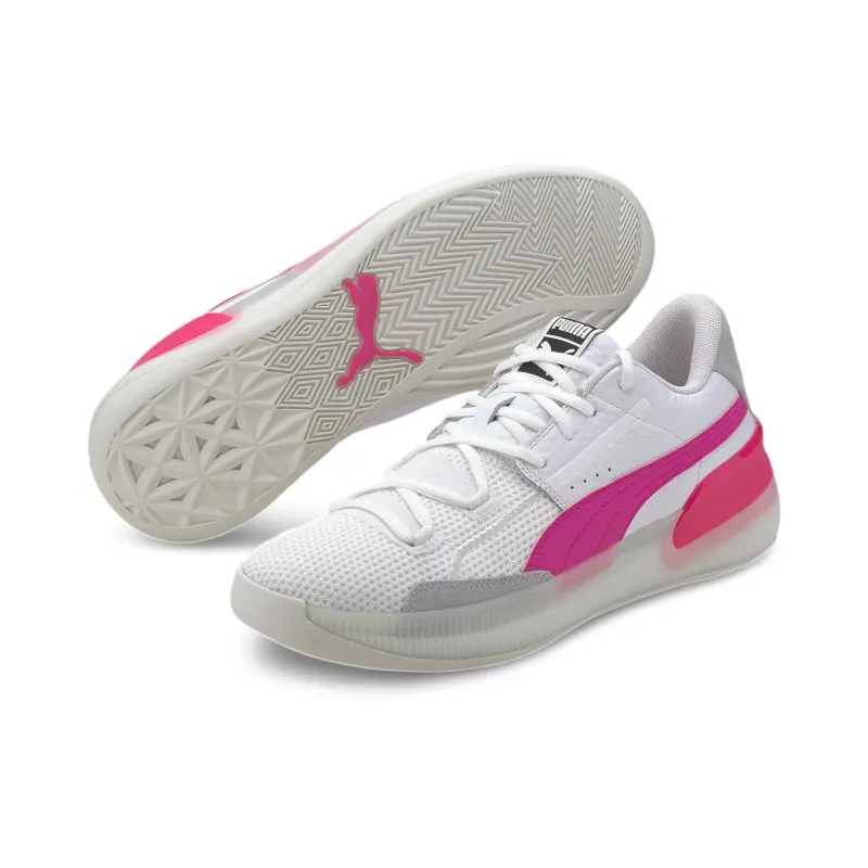 Puma Clyde Hardwood White Pink Puma White/Pink Glo (193663-03)