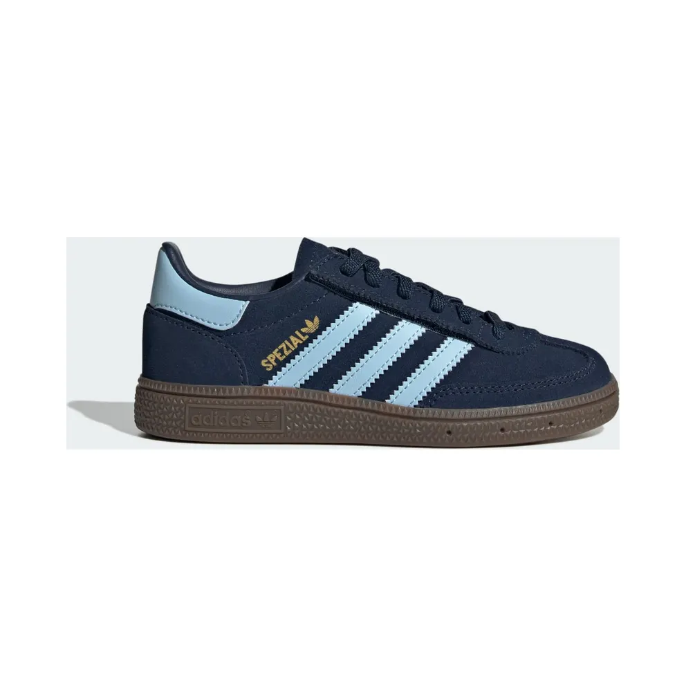 Adidas Handball Spezial Comfort Closure Elastic Lace Kids Collegiate Navy / Clear Sky / Gum (JQ6380)