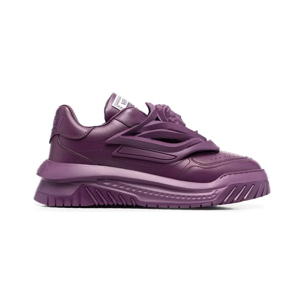 Versace Odissea Caged Rubber Medusa Sneaker Plum Purple (1004524-1A03180_1LA60)