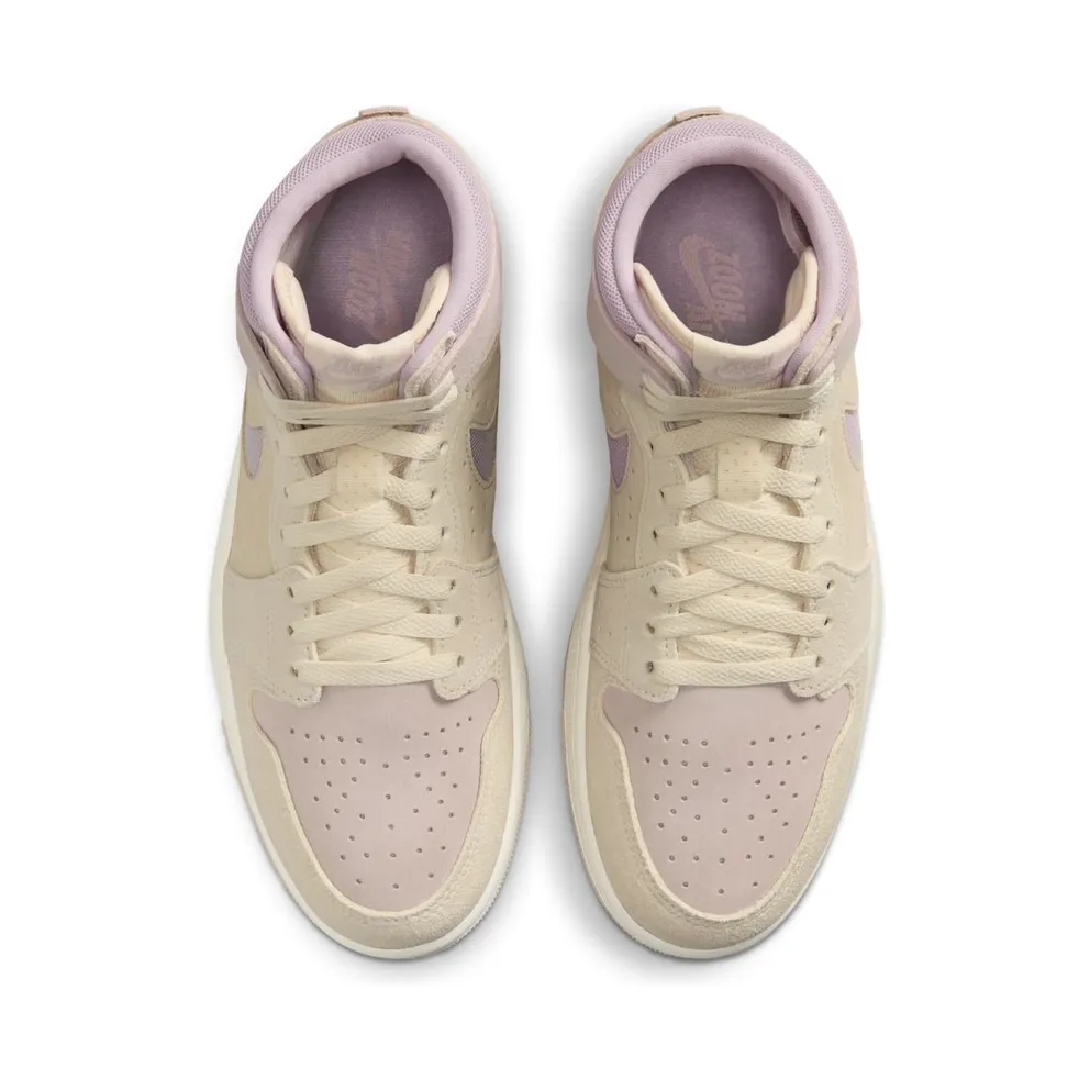 Air Jordan 1 High Zoom Air CMFT 2 “Muslin Plum Chalk” (DV1305-100)