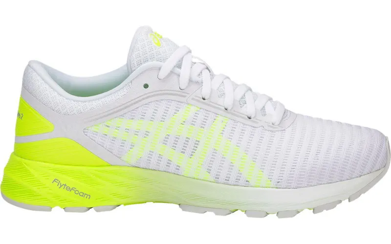 ASICS Dynaflyte 2 White Safety Yellow Aruba Blue (T7D5N-0107)