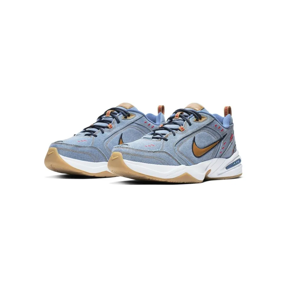 Nike Air Monarch IV Denim College Navy/December Sky-Mystic Navy-Wheat (AV6676-400)