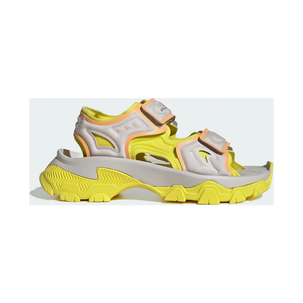 adidas Hika Outdoor Sandals By Stella Mccartney Chalk Pearl Bright Yellow Hazy Orange (IF1534)