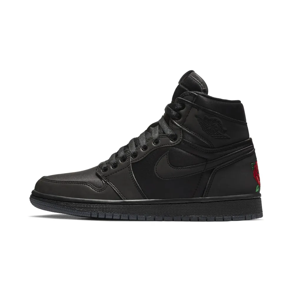 Jordan 1 Retro High Rox Brown (W) Black/Black-Metallic Gold (BV1576-001)