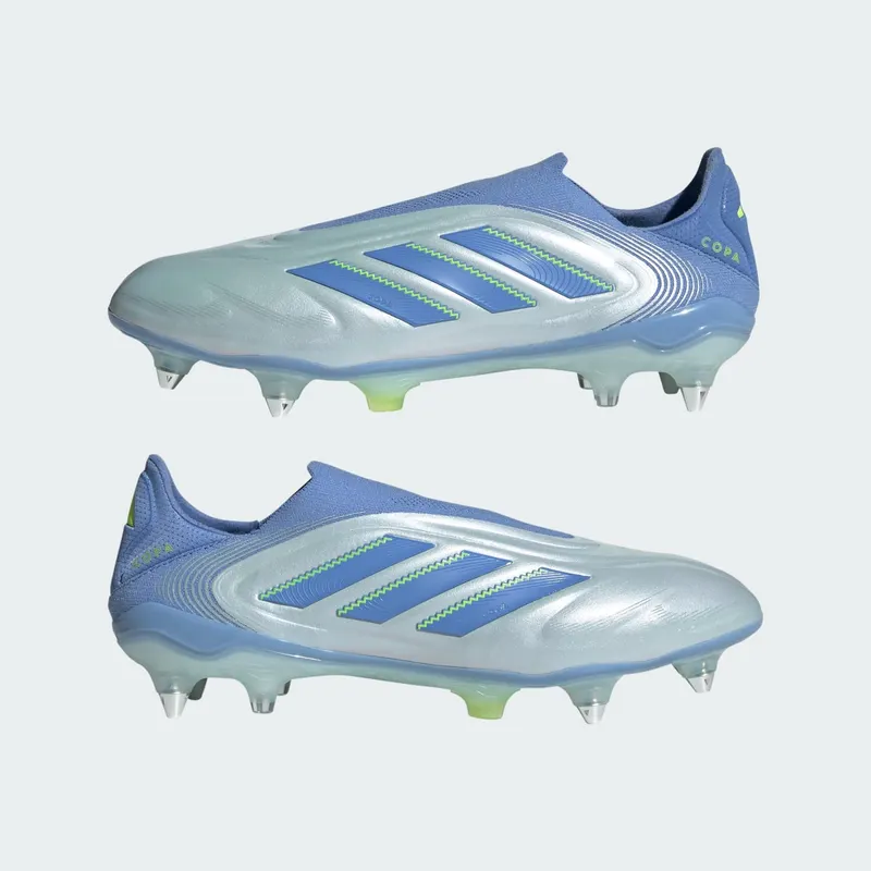 adidas Copa Pure 3 Elite Laceless SG Halo Blue Fusion Lucid Lemon (IH0857)