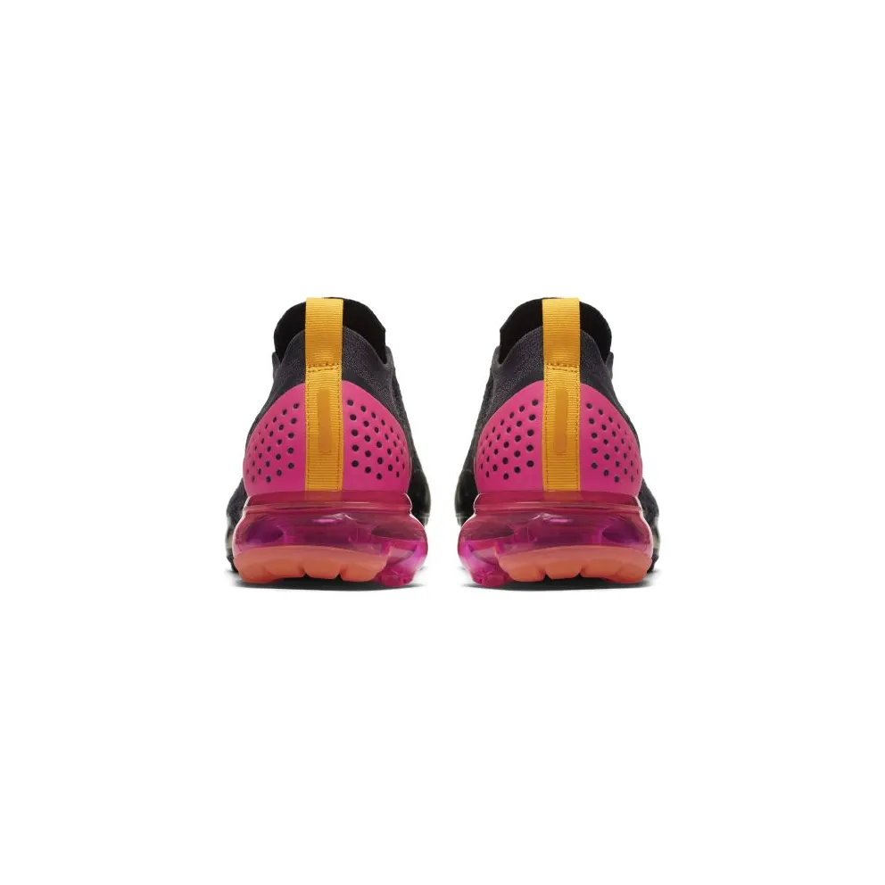 Nike Air VaporMax Flyknit Moc 2 Gridiron Pink Blast (W) Gridiron/Black-Pink Blast-Laser Orange (AJ6599-001)