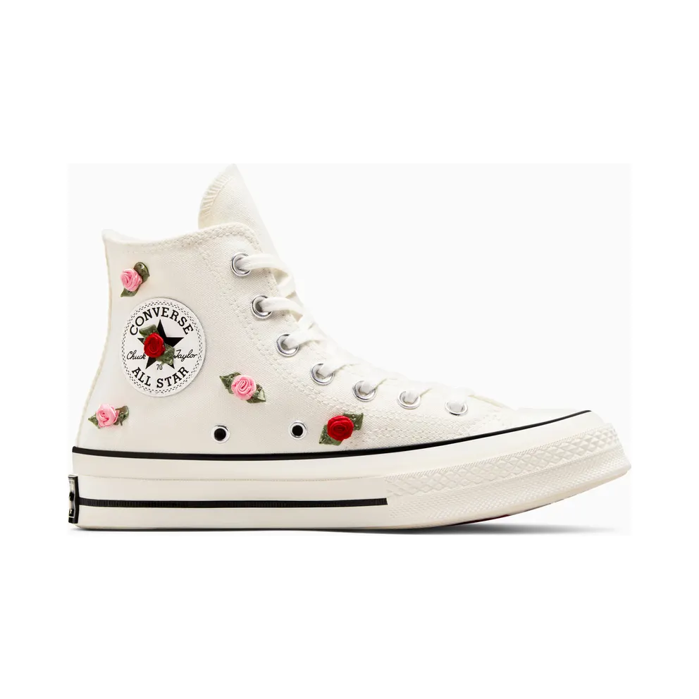 Converse Chuck 70 Roses Egret/Red/Lt Jellyfish Jitter (A10637C)