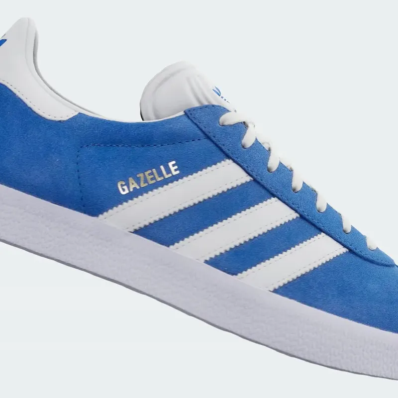 Adidas Gazelle Blue / Cloud White / Gold Metallic (GX2207)