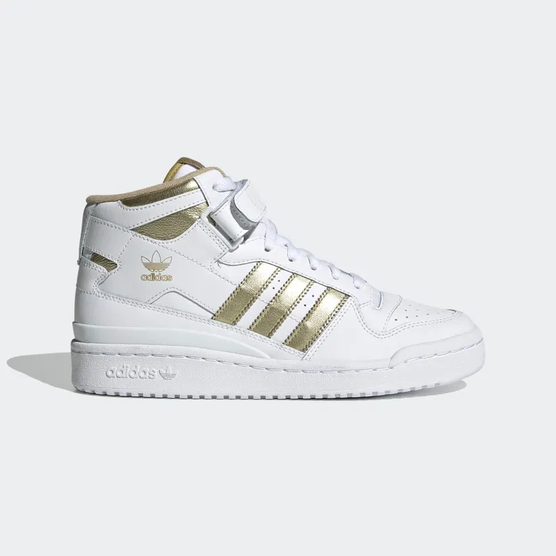 adidas Forum Mid Cloud White / Matte Gold / Beige Tone (GX5055)