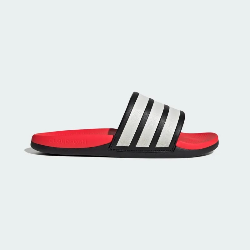 Adidas ADILETTE COMFORT 2.0 Slides Core Black / Core White / Lucid Red (HQ2472)