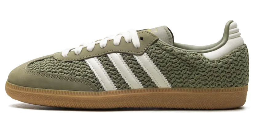 adidas Samba OG “Orbit Green” Crochet: gehaakt groen op een klassieker