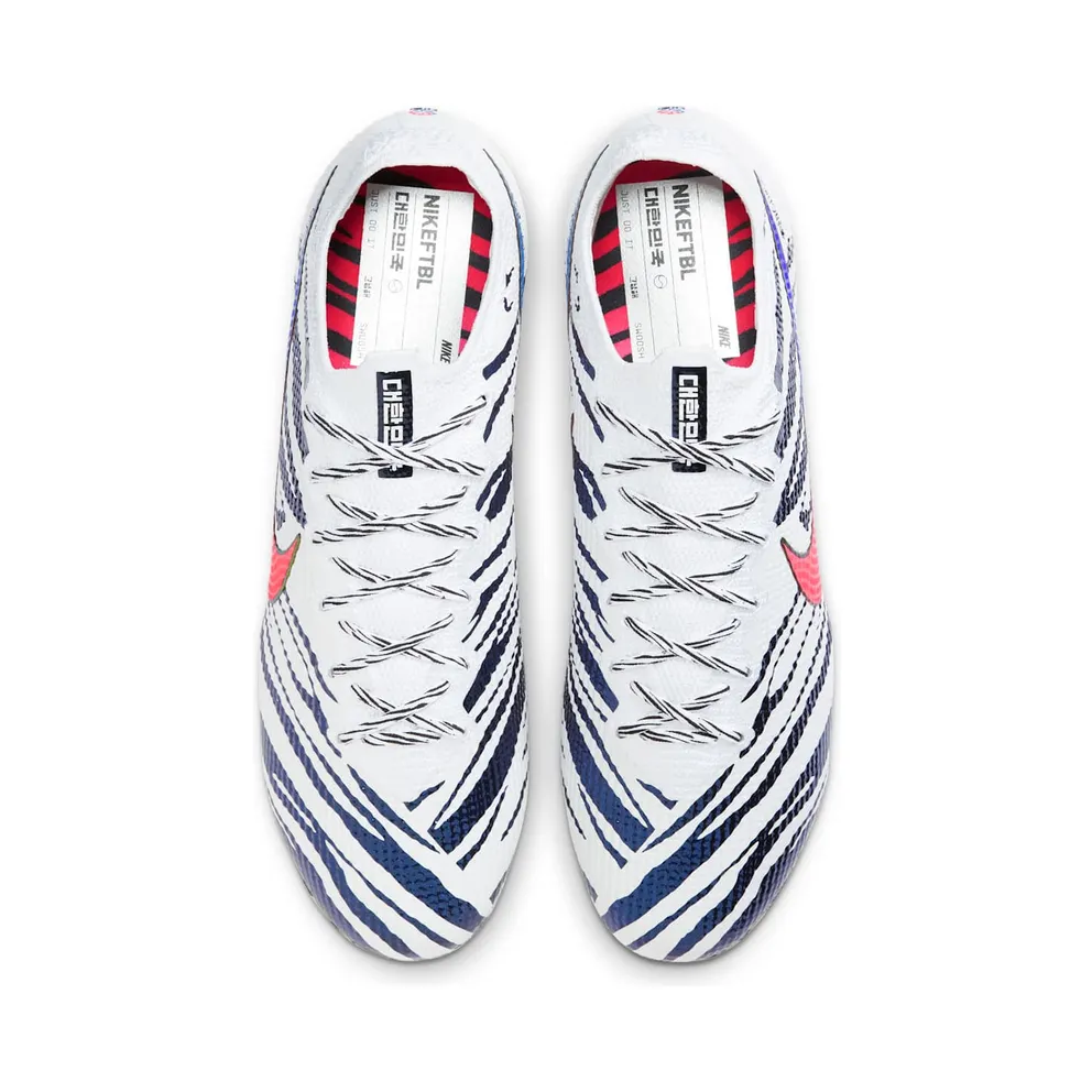 Nike Mercurial Vapor 13 Elite FG Korea (2020) White/Black-Pink Beam-Red Orbit (CT3612-160)