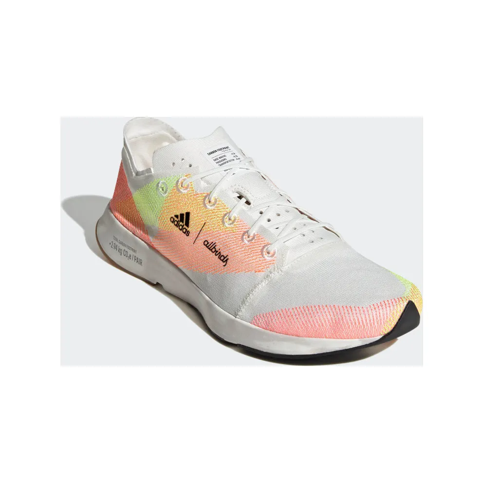 adidas ADIZERO X ALLBIRDS 2.94 KG CO2E Non Dyed / Core Black / Acid Red (H02740)