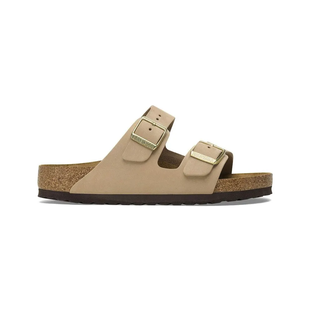 Birkenstock Arizona Soft Footbed Nubuck Leather Sandcastle (1019013)