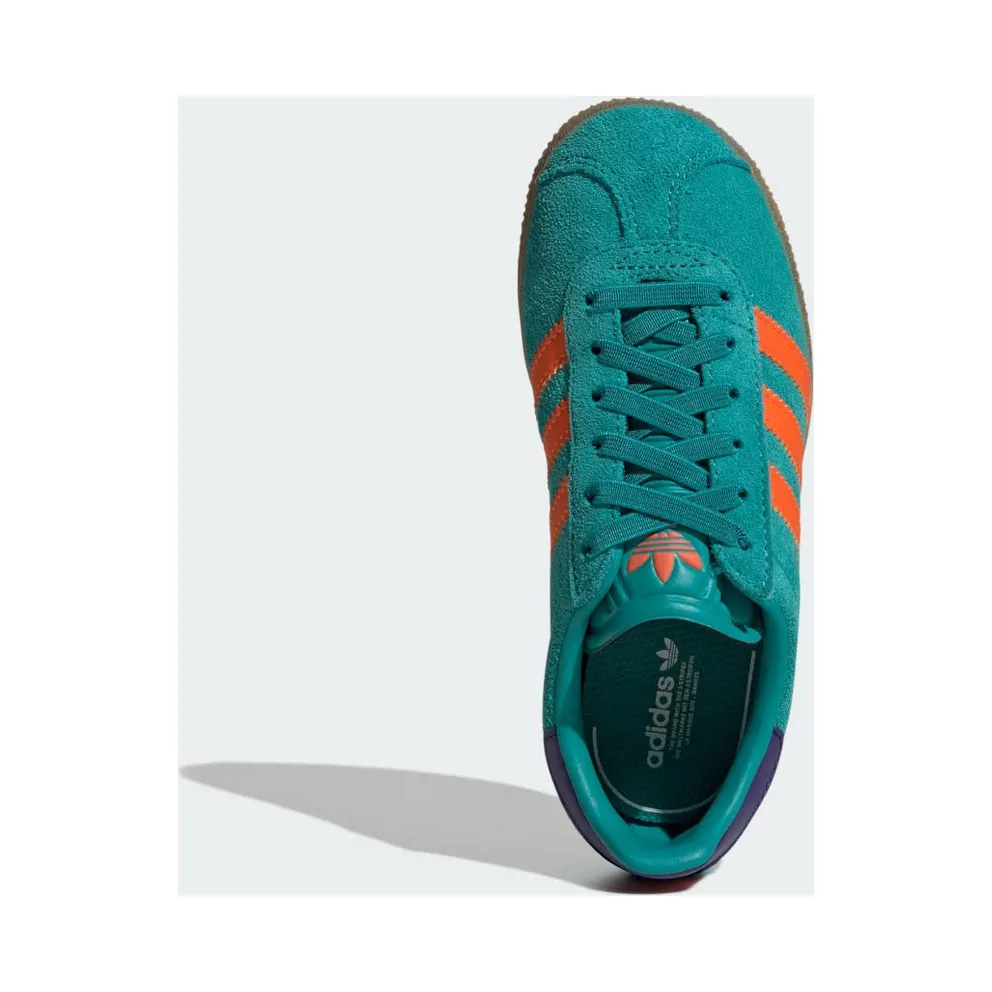 Adidas Gazelle Comfort Closure with Elastische Veters Kids Pure Teal / Impact Orange / Collegiate Purple (JR7428)