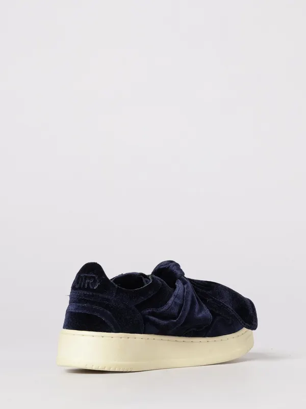 Autry Medalist Platform Low Velvet Blue (AULWVF03)