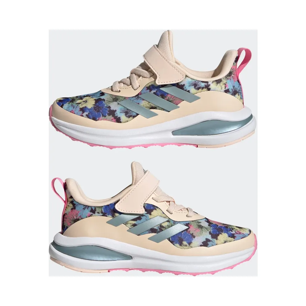 Adidas FortaRun Sport Running Lace and Top Strap Bliss Orange / Magic Grey Met / Bliss Pink (GV9475)