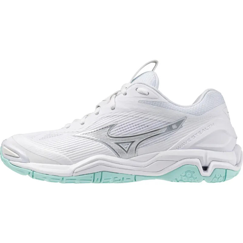 Mizuno Wave Stealth 6 White Blue Tint (X1GB243045)