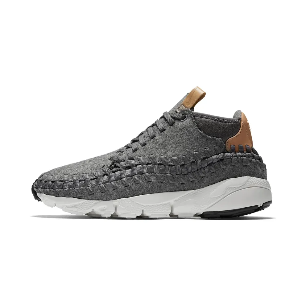 Nike Air Footscape Woven Chukka Light Grey Tan Wool (857874-002)