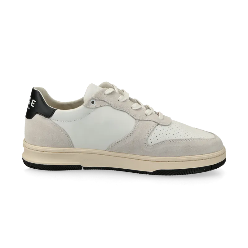 CLAE Malone (white leather / black) – CL23AMA01