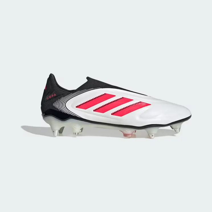 adidas Copa Pure 3 Elite Laceless Soft Ground Boots “Cloud White / Lucid Red / Core Black” (IH0858)