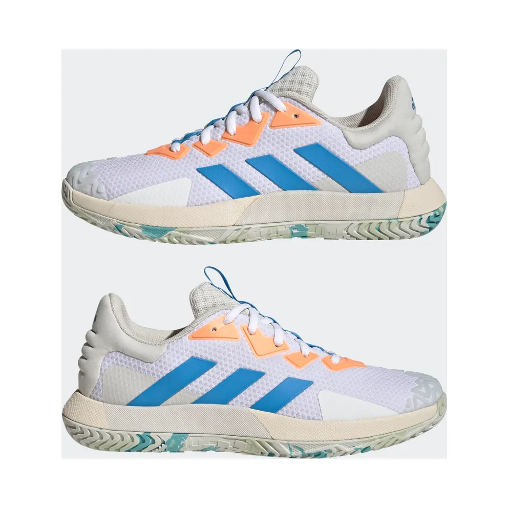 adidas SoleMatch Control Tennis Shoes Cloud White / Pulse Blue / Orbit Grey (GY4691)