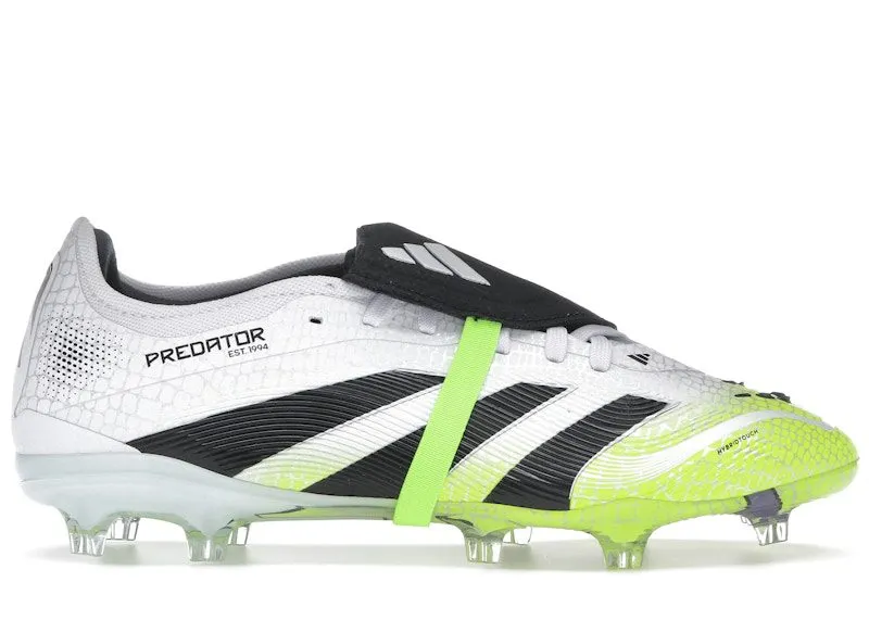adidas Predator Pro Fold-Over Tongue FG Cloud White Core Black Lucid Lemon (JS4071)
