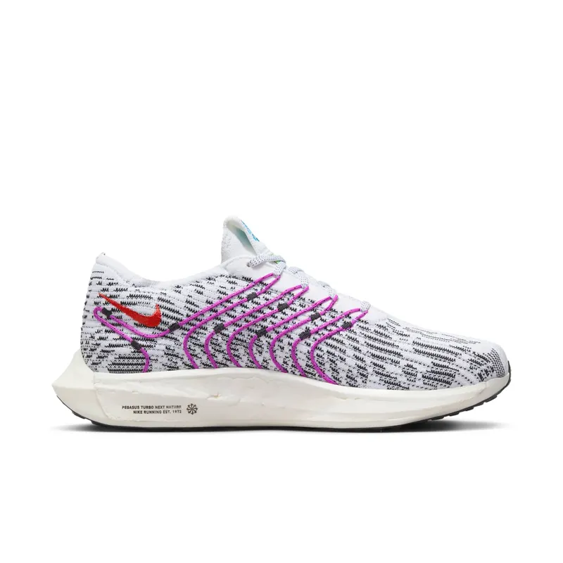 Nike Pegasus Turbo Next Nature SE White Lime Blast Fuchsia Dream (FJ1050-100)