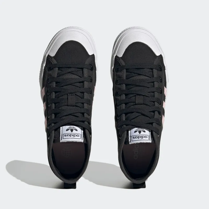 Adidas Nizza Platform Mid Core Black / Clear Pink / Cloud White (GY9934)