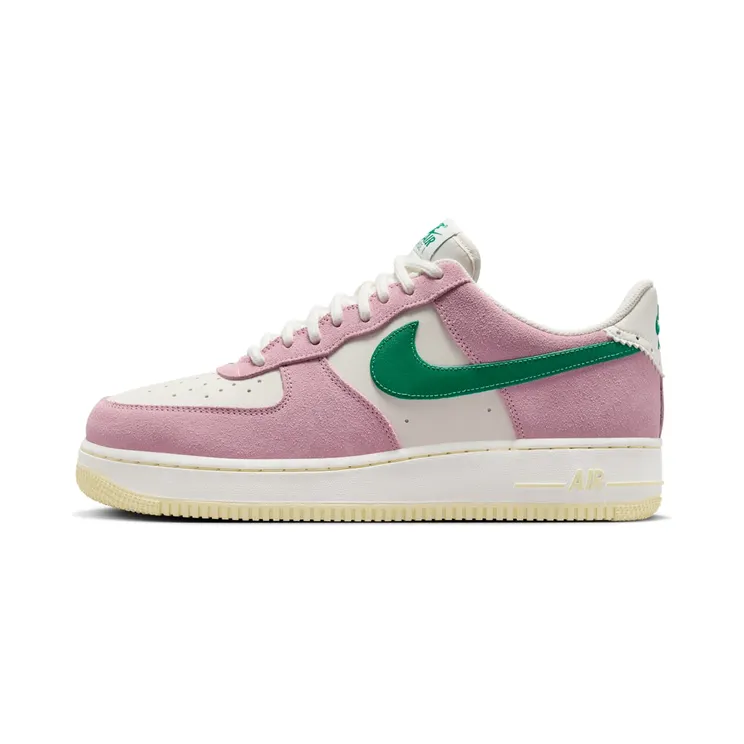 Nike Air Force 1 ’07 LV8 ND “Sail / Medium Soft Pink / Alabaster / Malachite” (FV9346-100)