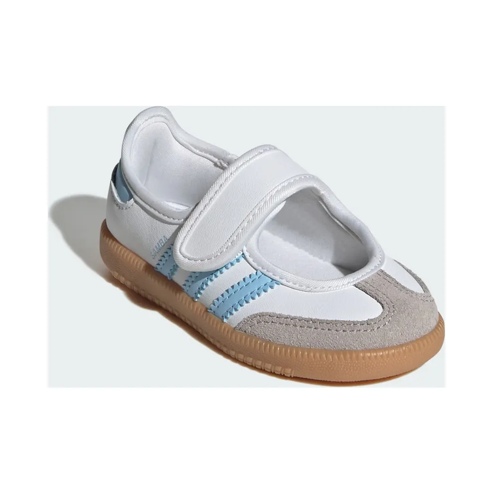 Adidas SAMBA JANE Shoes Cloud White / Clear Sky / Gum (JQ9322)