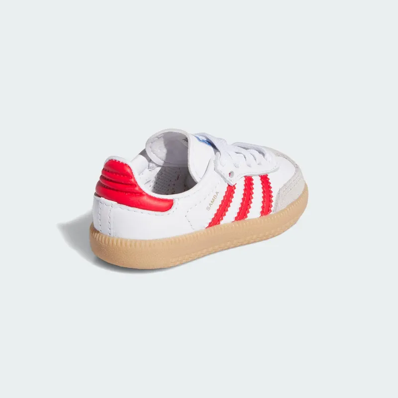 adidas Samba OG Cloud White Collegiate Red Gum (JI4467)