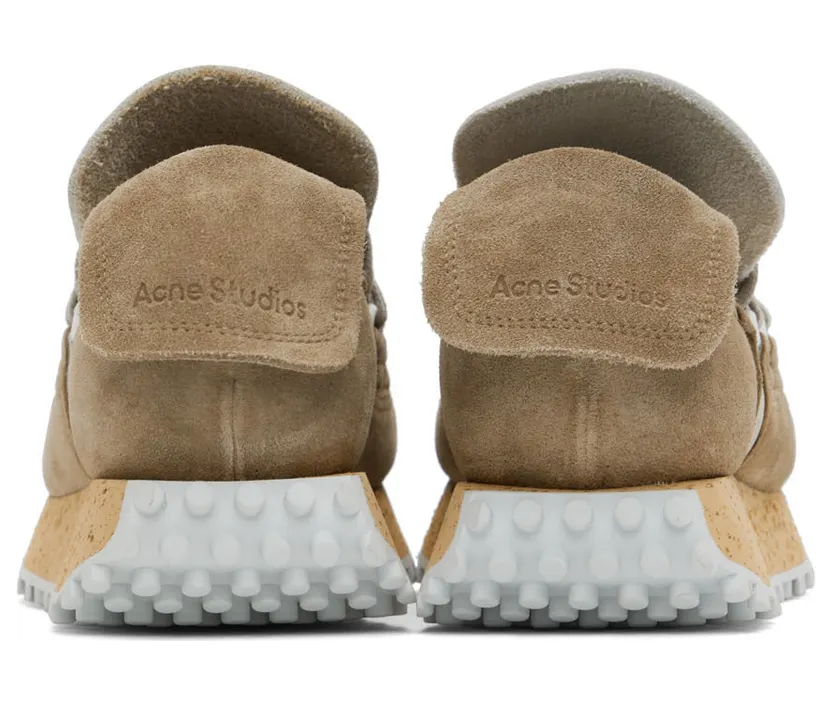 Acne Studios Black & Gray Suede Sneakers (BD0202-) (2)