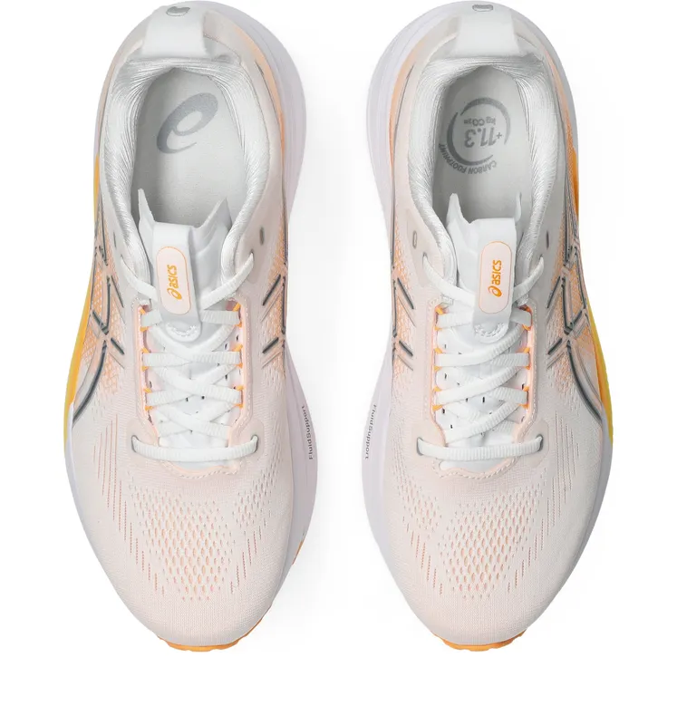 ASICS GEL-KAYANO 33 “White / Stadium Orange” (1011C167-101)