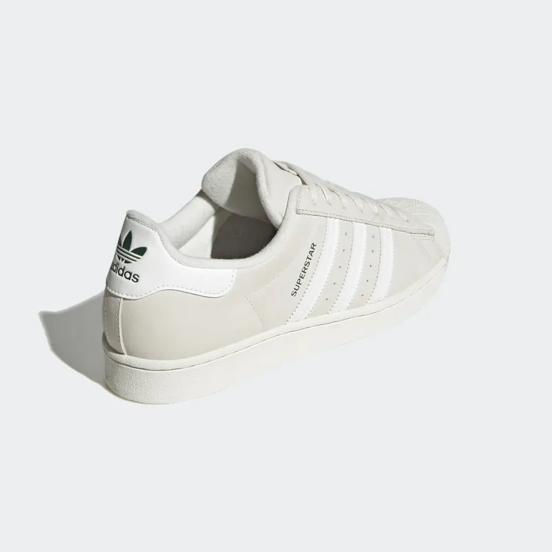 Adidas Superstar Off White / Off White / Dark Green (HQ8926)