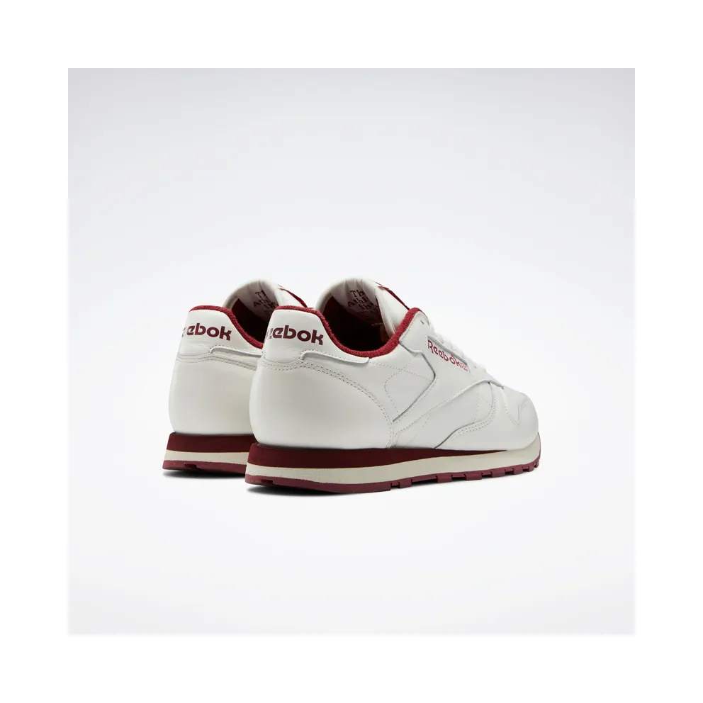 Reebok Classic Leather R12 Chalk / Classic Burgundy / Vector Red