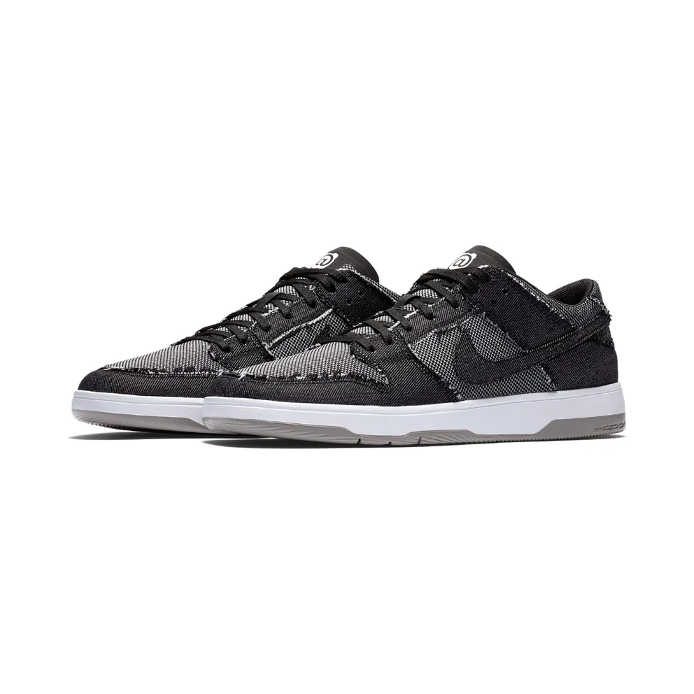 Nike x Medicom Toy Bearbrick Denim Zoom Dunk Low Elite QS Skateboarding (877063-002)