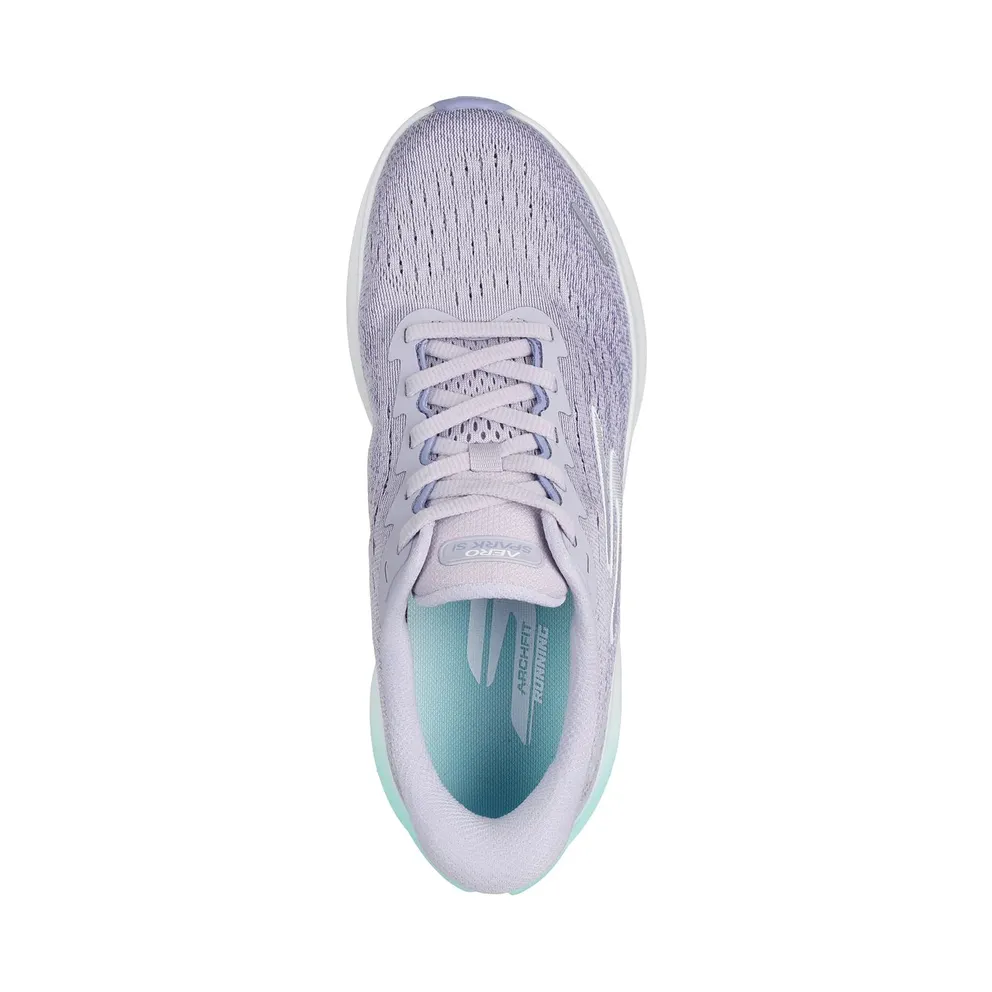 Skechers Slip-ins: Aero Spark Sneaker Purper/Aqua