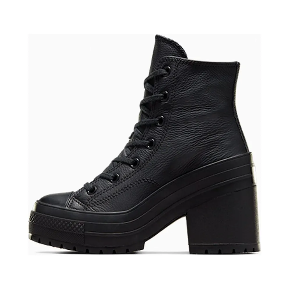 Converse Chuck 70 De Luxe Heel Leather Black/black/white