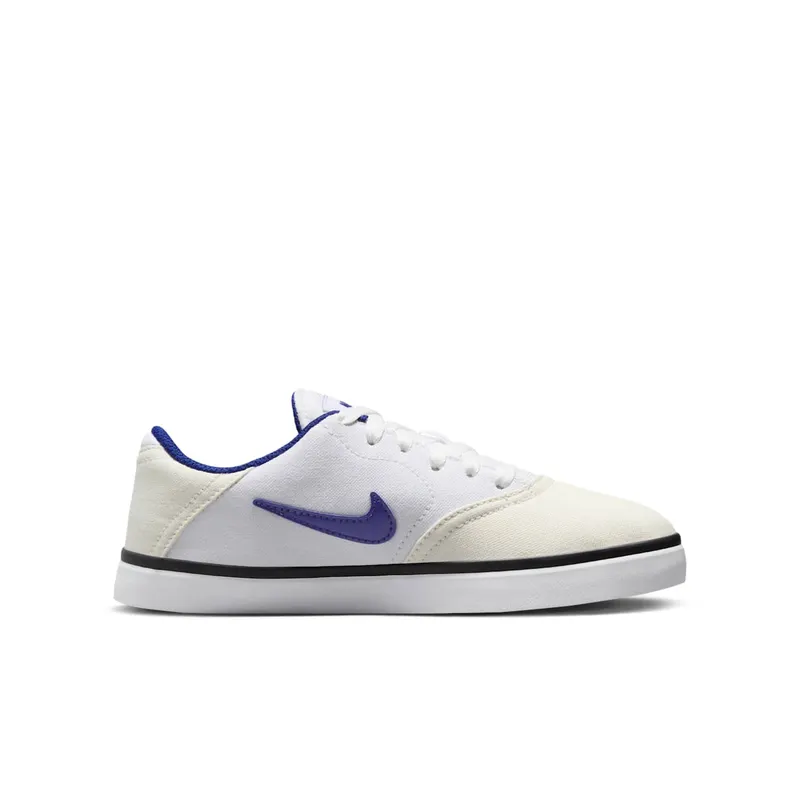 Nike SB Check Canvas White Summit White Black Deep Royal Blue (905373-102)