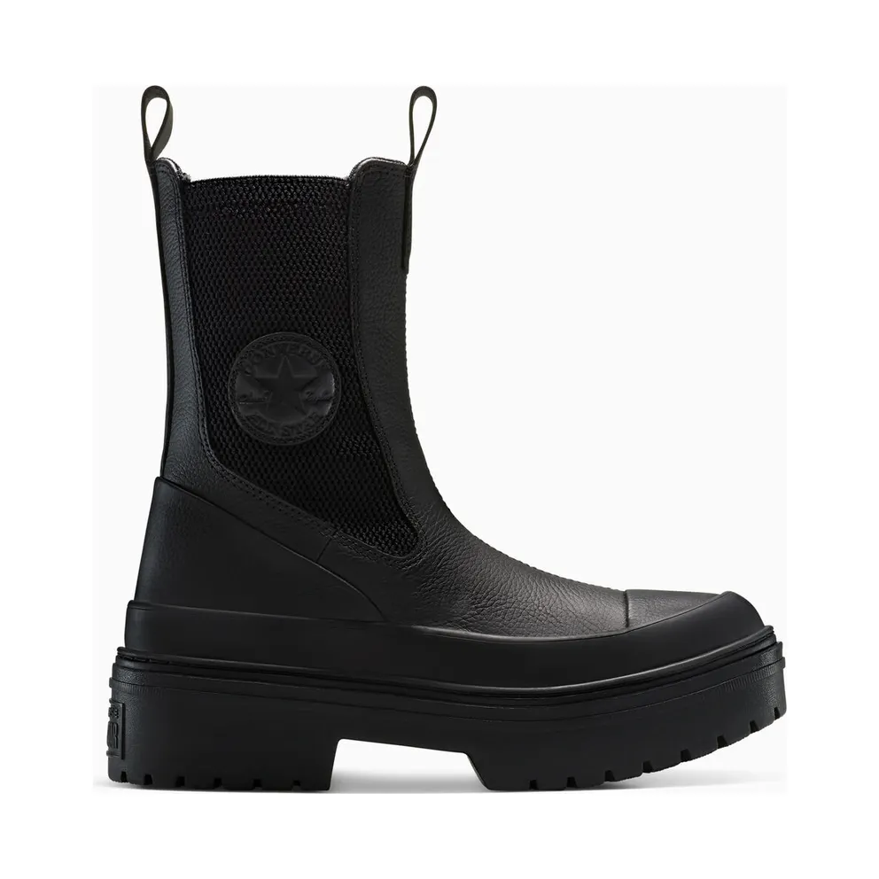 Converse Chuck Taylor All Star Lugged Heel Chelsea Boot Black Black/Black/Black (A12985C)