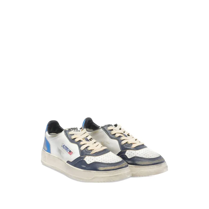 Autry Leather Logo “White/Blue” (AVLM SV55)